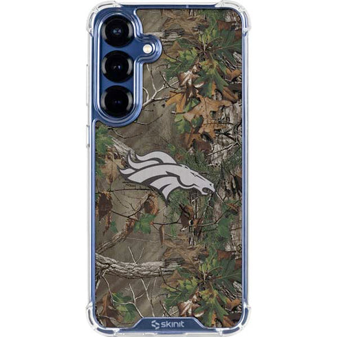 NFL Denver Broncos Realtree Xtra Green Camo Galaxy S25 Clear Case